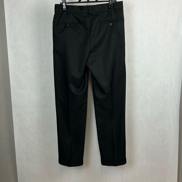 Roundtree & Yorke TravelSmart Mens Pants Slacks Sz 32x32 Black - Picture 4 of 8